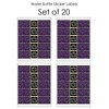 Big Dot of Happiness Mardi Gras - Masquerade Party Water Bottle Sticker Labels - Set of 20 - 3 of 4