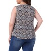 Agnes Orinda Women's Plus Size Sleeveless Boho Print V Neck Tank Tops - 4 of 4