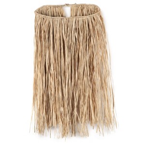 Beistle Extra Large Raffia Hula Skirt, 36"W x 28"L, (1/Pkg) Beige - 1 of 1