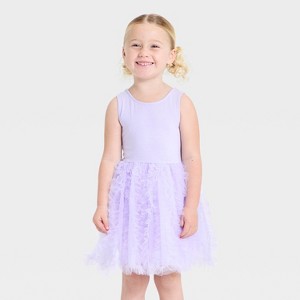 Toddler Girls' Audrey Camille Tulle Dress - Lavender 5T