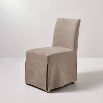 Canvas Slipcover Armless Dining Chair - Hearth & Hand™ with Magnolia
