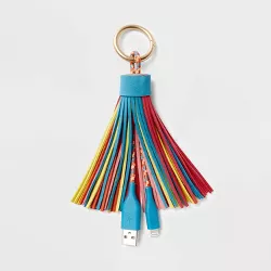 heyday™ 12" Lightning to USB-A Keychain Cable - Jessie Lin
