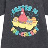 - SpongeBob SquarePants - Easter Is Egg Graphic Short Sleeve Fleece Dress - 2 of 4