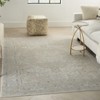Nourison Malta Bordered Floral Medallion Indoor Area Rug Ivory 3'11" x 5'7" - 2 of 4