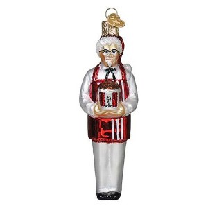 Old World Christmas 5.25 In Kfc Colonel Sanders Famous Fried Chicken Tree Ornaments - 1 of 3