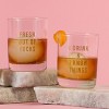 Totalee Gift I Drink & I Know Things Rocks Glass Clear 18 oz - 2 of 3