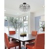 Elegant Lighting Savannah 16 inch flush mount in black - 2 of 4