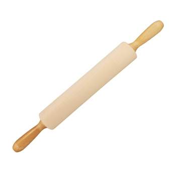 Frieling Classic Rolling Pin with handles, 12", Brown