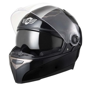 AHR RUN-F Full Face Stars and Stripes Motorcycle Helmet Flip up Dual Visor DOT M-XXL - 1 of 3