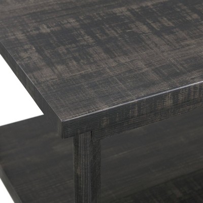 Rory Black Rubberwood Transitional 3-Piece Occasional Table Set
