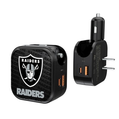 NFL AFC Teams Text Backdrop 18-Watt 2 in 1 USB A/C Charger