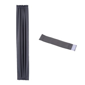 Unique Bargains Blackout Half Curtain with Adjustable Tie Back - 1 of 4