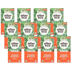 Alter Eco Organic Orange Blackout Datk Chocolate Bar - Case of 12/2.65 oz - 1 of 4