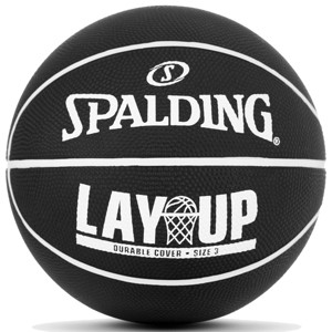 Spalding 22" Lay-Up Mini Rubber Outdoor Basketball - 1 of 2
