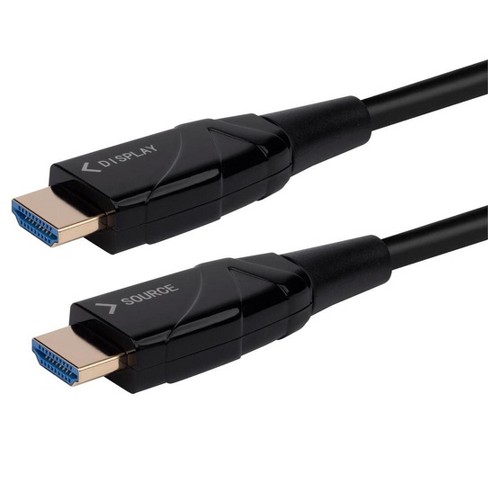 Monoprice High Speed Hdmi Cable - 20 Meters (65ft) Black | Aoc, 18gbps, Compatible With Blu-ray, Play Station 5, Hdtv, Roku Tv Slimrun Av Series : Target