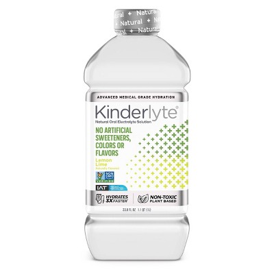 Kinderlyte Advanced Natural Electrolyte Drink - Lemon Lime - 33.8 fl oz