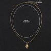 Sun & Moon Couple Necklace Set - Titanium Steel Matching Pendants for Valentine's Gift (His & Hers) - 2 of 4