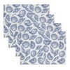 Saro Lifestyle Seaside Sea Shells Placemat (Set of 4), 14"x20", White - 3 of 4
