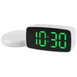 REGALWOVEN HMETOL Digital Corded Electric Plastic Dimmable Alarm Clock 4.7"L x 1.6" Wx 2.4" H 1 Pc - 1 of 4