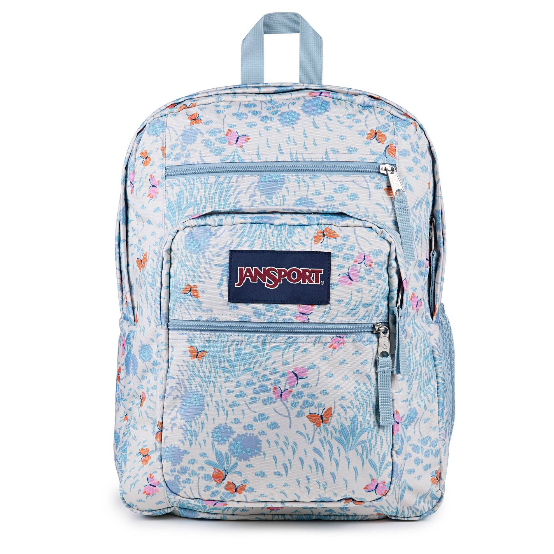 JanSport Big Student 17" Backpack - Fluttering Fields: High School Bookbag