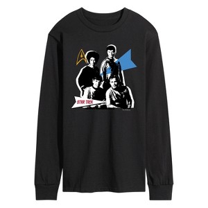 Men's - Star Trek - Original Series Crew Long Sleeve Graphic T-Shirt - 1 of 4