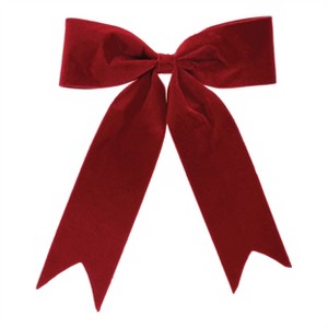 Red Holiday Bow (Set of 2) - 1 of 1