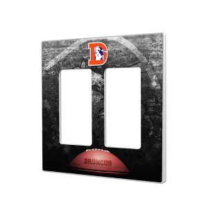 NFL AFC Historic Teams Legendary Hidden-Screw Light Switch Plate for Double Rocker - 1 of 4