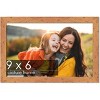 PosterPalooza | Photo Size Shabby Chic Orange Frame - UV Acrylic, Foam Board Backing, Hanging Hardware - 2 of 4