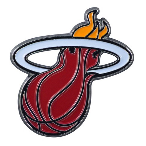 Nba Miami Heat 3d Metal Emblem : Target