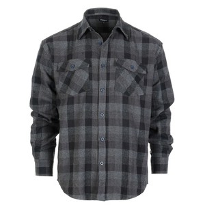 Gioberti Men's 100% Cotton Brushed Flannel Shirt - 1 of 4