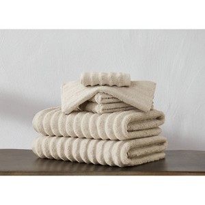 London Fog 6pc Zero Twist Bath Towel Set - 1 of 4