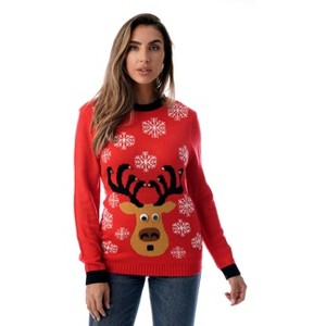 #followme Womens Ugly Christmas Sweater - Sweaters for Women - 1 of 2