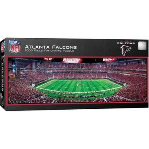 NFL Atlanta Falcons 1000pc Pano Puzzle Game: Sports Jigsaw for Ages 13+ - 1 of 3