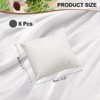 Unique Bargains Jewelry Storage Display PU Leather Watch Bracelet Necklace Pillows 3.5"x3.1" 6 Pcs - 2 of 4