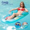 Pool Floats Adult Size Lounger with Cup Holder (2 Pack) Inflatable Floats for Swimming Pool & Lake Floats by 4E's Novelty - 3 of 4