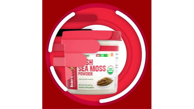 BareOrganics Irish Sea Moss Powder - 8oz, 2 of 6, play video