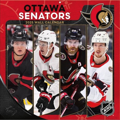 NHL Ottawa Senators 2025 12"x12" Team Wall Calendar