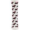 Memoi Women's Soft Ribbon Collar Dog Cashmere Blend Crew Sock - 2 of 3