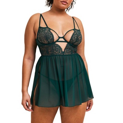 Adore Me Women's Rae Babydoll Lingerie
