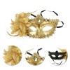 Unique Bargains Lily Princess Half Face Party Mask 1 Pc - 3 of 4