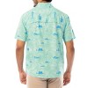 Guy Harvey Men's Short Sleeve Performance Fishing Shirt with UPF 40 Sun Protection - image 3 of 4