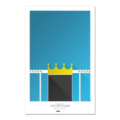 MLB Kansas City Royals Kauffman Stadium Crownvision Art Poster