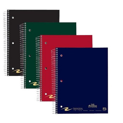 Staples Roaring Spring 5-Subject Notebook 8.5" x 11" College Ruled 280321