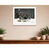 HomeRoots Remembering the Night Christmas Manger White Framed Wall Art - 2 of 4