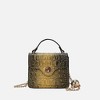 MKF Collection Luxe Halloween Croc-Embossed Mini Satchel Bag with Gold Chain Strap, Vegan Leather by Mia K - 2 of 4