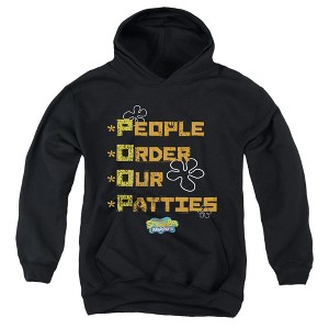Boys’ Spongebob People Order Our Patties Hooded Sweatshirt - 1 of 4