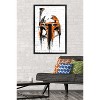 Trends International Star Wars: Saga - Boba Fett Black And Orange Framed Wall Poster Prints - 2 of 4