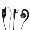 KENWOOD® C-Ring Earbud Headset with In-Line Push-To-Talk Microphone in Black - 2 of 4