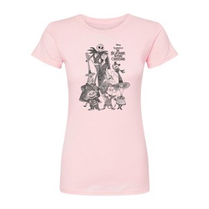 Women's - Disney - Nightmare Group Fitted Graphic T-Shirt - 1 of 2