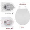 Toilet Seat, Soft Close Lid, Slow Close Noiseless Design, American Standard Compatible - 4 of 4